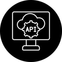 api vector icono estilo