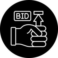 Maximum Bid Vector Icon Style