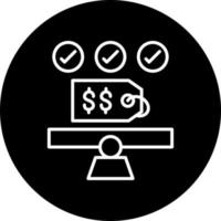 Fair Market Value Vector Icon Style