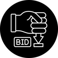 Minimum Bid Vector Icon Style