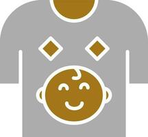 baby shirt Vector Icon Style