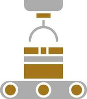 conveyor robot Vector Icon Style