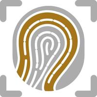 biometric Vector Icon Style