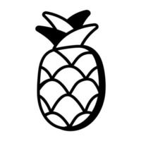 Trendy Pineapple Concepts vector