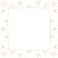 Simple Flowers Frame png