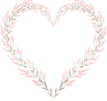 Heart of flowers png