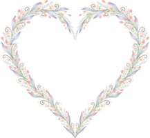 corazon de flores png