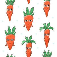 Carrot Easter pattern.eps vector