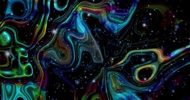 Colorful gradient background. Multicolored gradient blurred texture. Abstract twisted colors. Fractal motion graphic. Abstract geometric background, Liquid wavy background video