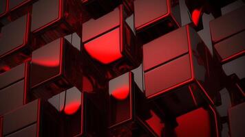 3D Abstract Red and Black Background by can be use as facebook cover photo