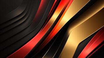 3D Abstract Red and Black Background by can be use as facebook cover photo