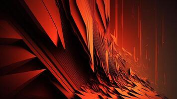 3D Abstract Red and Black Background by can be use as facebook cover photo