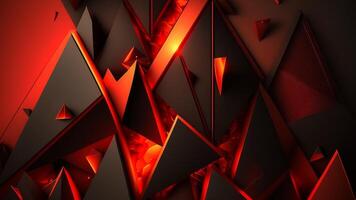 3D Abstract Red and Black Background by can be use as facebook cover photo