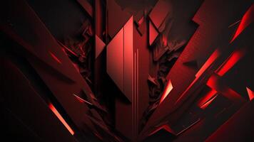 3D Abstract Red and Black Background by can be use as facebook cover photo