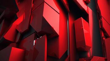 3D Abstract Red and Black Background by can be use as facebook cover photo