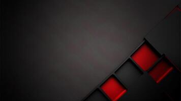 3D Abstract Red and Black Background by can be use as facebook cover photo