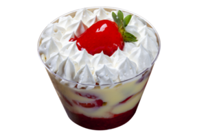 fragola mousse con chantilly png