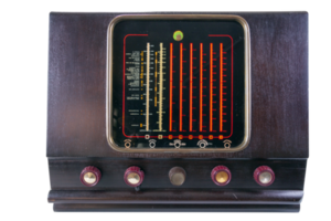 old radio vintage png