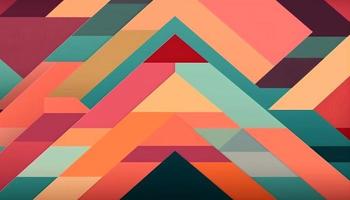 Simple minimalist retro color trendy background abstract colorful wallpaper and backdrop. Artistic digital art 3d rendering geometric line stripe bar element design material. photo