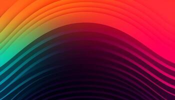 Simple minimalist retro color trendy background abstract colorful wallpaper and backdrop. Artistic digital art 3d rendering geometric line stripe bar element design material. wave. photo