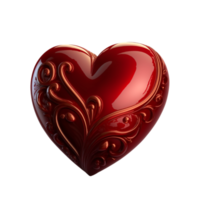 Valentines Day 3d Stereo Love Red Heart png