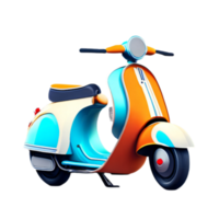 light blue scooter png