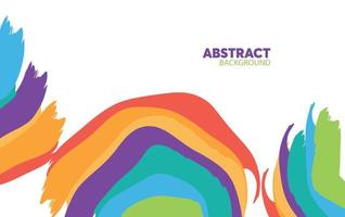 Modern abstract background. Cool colorful shapes composition vector