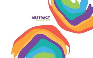 Modern abstract background. Cool colorful shapes composition vector