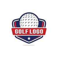 golf logo diseño vector