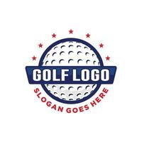 golf logo diseño vector