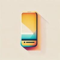 illustration of a smartphone logo photo