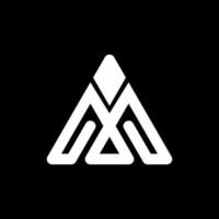 Letter am monogram line modern simple logo vector