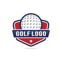 golf logo diseño vector