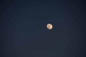 silver moon background in the sky photo