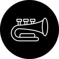 horn trumpet Vector Icon Style