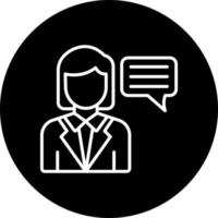 consultant female Vector Icon Style