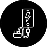 smartphone charger Vector Icon Style