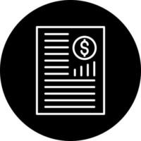 Income Statement Vector Icon Style