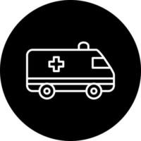 Ambulance Vector Icon Style