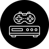 juego consola vector icono estilo