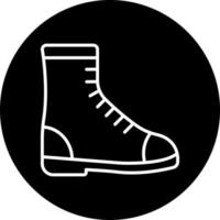 Army Boots Vector Icon Style