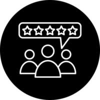 Customer Reviews Vector Icon Style