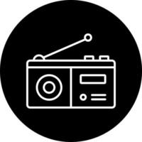 Radio Vector Icon Style