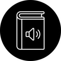 Audiobook Vector Icon Style