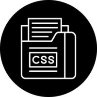 Css File Vector Icon Style