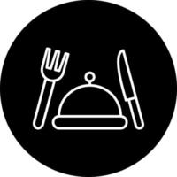 restaurante vector icono estilo