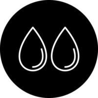 Water Drops Vector Icon Style