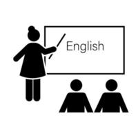 Teaching, academic, class vector icon