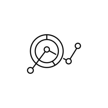 data, analytics, chart vector icon