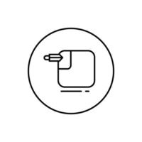 Plug, connector vector icon